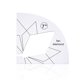 thumbnail image 1 of Acolchado transparente Diseño hueco Regla Máquina de coser Posicionamiento Plantillas Plantillas Stencil DIY Patchwork Equipo Suministros para el hogar L Advancent HA011139-12, 1 of 7