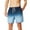 Dark Blue, variant on Herrnalise Men's Mesh Athletic Performance Gym Shorts Men's Summer Oversized Thin Gradient Beach Pants Casual Five-point Sports Shorts Pants