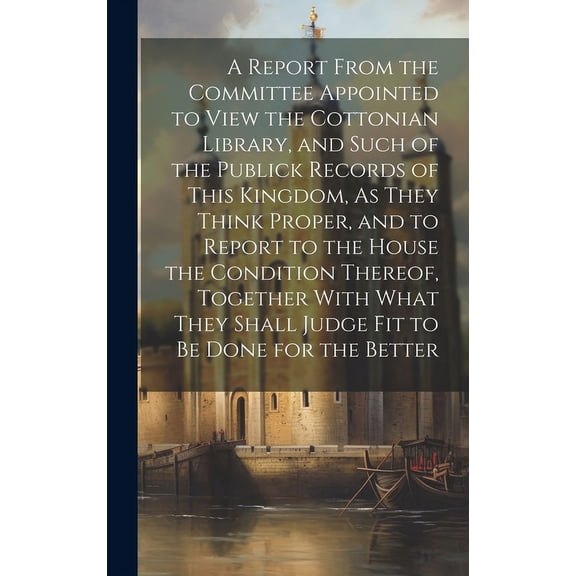 A Report From the Committee Appointed to View the Cottonian Library, and Such of the Publick Records of This Kingdom, As They Think Proper, and to Report to the House the Condition Thereof, Together W