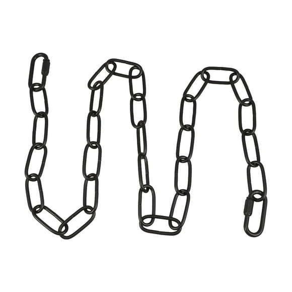 Decorative Chain Black 1Pack 39.8x0.6x0.1in