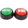 thumbnail image 1 of 2pcs Yes Button And No Button With Sound Talking Buttons Office Home Learning Buzzers, 1 of 5