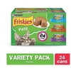 Purina Friskies Classic Pate Wet Cat Food Variety Pack, 5.5 oz Cans (24 Pack)