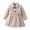 Beige, variant on Odeerbi Toddler Girls Winter Wool Coat Bow Dress Coat Winter Jackets Button Peacoat Toddler Lie Fallow Clothes Outwear Beige 5-6 Years