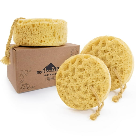 Esponja de baño MyHomeBody Foam Luofah Body, 3 unidades