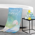 thumbnail image 5 of Coolnut Soft Bathroom Towel Set of 3, Two Shiny Easter Eggs And Rabb Include Absorbent Bath Sheets, Decorative Hand Towels and Quick Dry Face Towels Set for Shower, Pool and Travel, 5 of 6