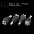 thumbnail image 4 of Adaptador de conector de alimentación 20 piezas 2,1x5,5mm DC Power Jack adaptador conector convertidores FLhrweasw El nuevo, 4 of 9