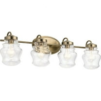 Janiel 4-Light 33" Bathroom Vanity Light in Classic Bronze