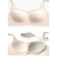 thumbnail image 4 of ManxiVoo Square Neck Strapless Bra For Full Bust Seamless Thin Cup Light Support Convertible Layering Top XXL Size White, 4 of 8