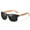 Black, variant on Bamboo Sunglasses for Men and Women, TAC Lens, Sports Style, Universal Fit, Customizable, 1 Pair