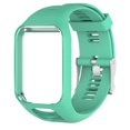 thumbnail image 1 of Correa de reloj de silicona para muñeca, correa de repuesto para TomTom 2 3 Runner 2 3 Spark 3, azul Inevent EL2367-09B, 1 of 7
