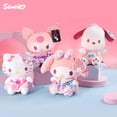 thumbnail image 2 of Sanrio Kawaii Pink Hello Kitty Kuromi Melody Cinnamoroll Peach Blossom Series Stuffed Toy Christmas Halloween Day Gift, 2 of 4