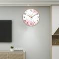 thumbnail image 6 of Gnmfd Wall Clock Silent Non-Ticking Battery Operated 8 Inch Quartz Decorative School Office Home Kitchen Bedroom Easy Read Modern Arabic Numerals Timepiece Living Room Decor, 6 of 8