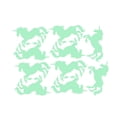 thumbnail image 4 of QUMIIRITY Stickers De Pared Autoadhesivos Con De Unicornio Luminiscente Para Hogar, 4 of 8