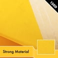 thumbnail image 5 of G128 5 Pack: Solid Golden Yellow Color Flag | 2.5x4 Ft | LiteWeave Pro Series Printed 150D Polyester | Indoor/Outdoor, Vibrant Colors, Brass Grommets, Thicker and More Durable Than 100D 75D Polyester, 5 of 7