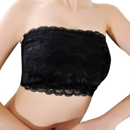 

UoCefik Women s Comfort Backless Bra One Shoulder Lace Wireless Strapless Bras