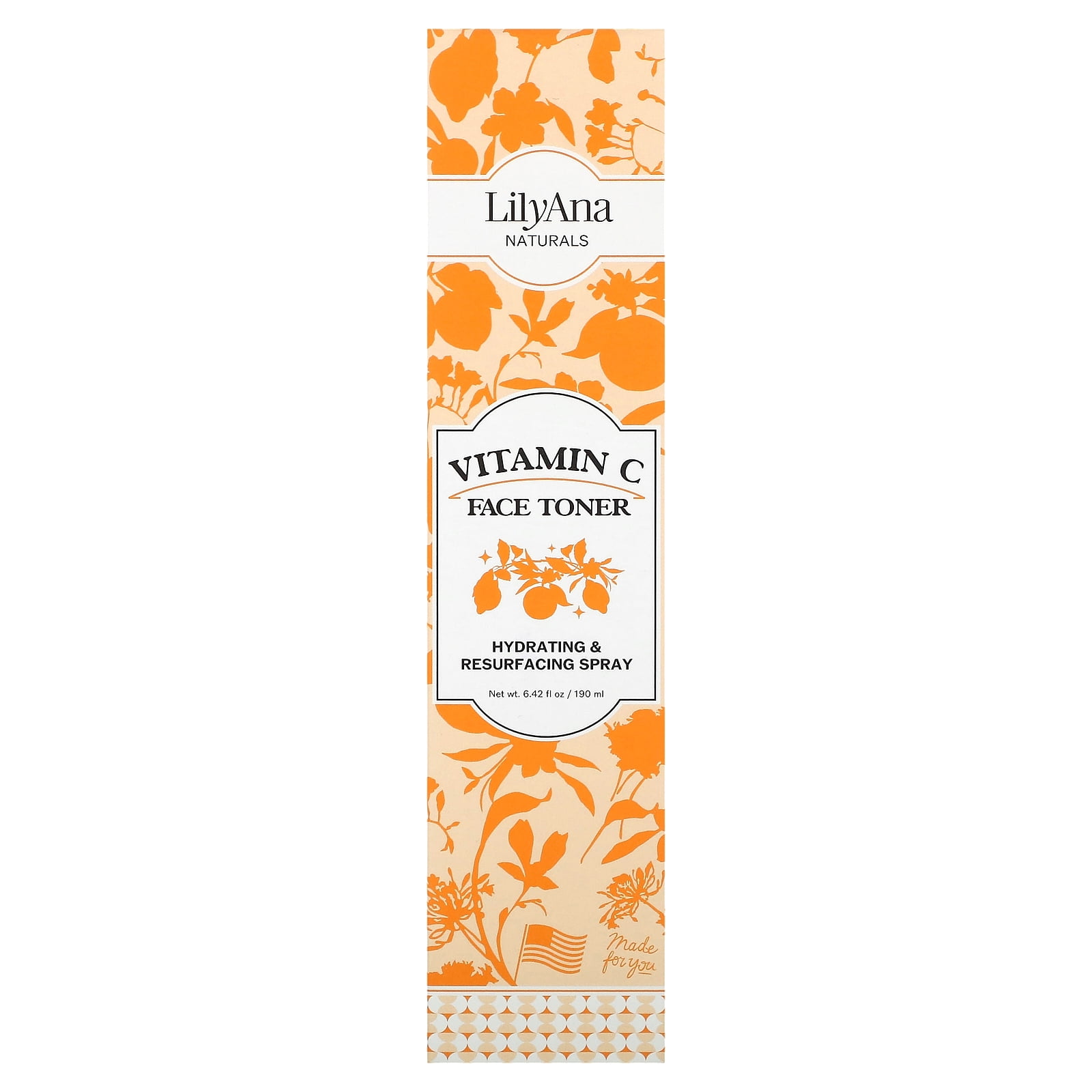 Lilyana Naturals Vitamin C Face Toner, 6.42 fl oz (190 ml)