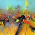 thumbnail image 2 of Hansl, Alfred 26x26 White Modern Wood Framed Museum Art Print Titled - Uprising, 2 of 4