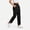 Black, variant on SwiftWear Women's High-Waisted Ankle Golf Pants Loose Fit Straight Leg Trousers for Travel & Casual Wear, Stretchy & Comfortable with Pockets