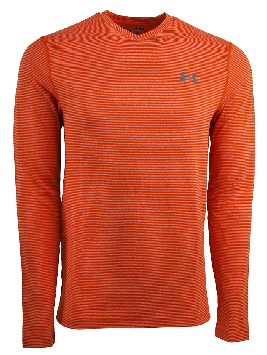 under armour long sleeve v neck mens