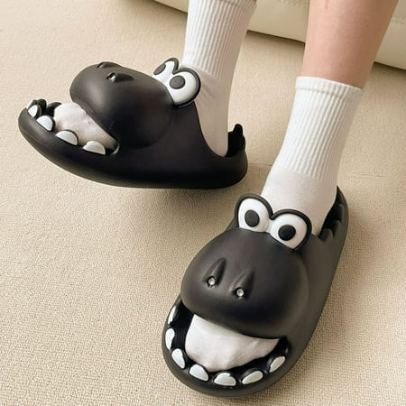 

AXXD Sandals Women Summer Couple Women Men Slippers Fashion Casual Bathroom Bath Shoes(41 Black)