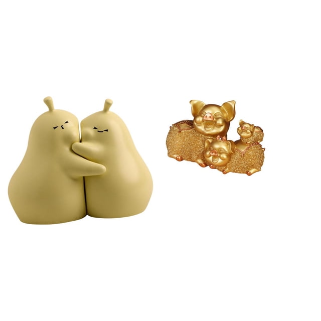 Juego de sujetalibros decorativos, soportes para libros, figuras de , resina, topes resistentes para estantes, adecuados para sala de estar,