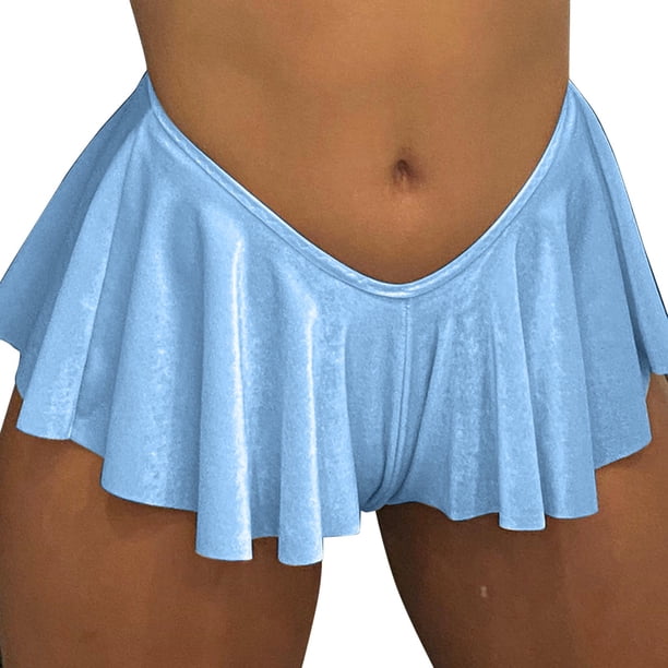 Gibobby Pantalones de yoga Pantalones cortos ajustados europeos y americanos con volantes para Yoga, glúteos y barriga para correr, pantalones elásticos de cadera de Color sól(Azul, S)