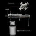 thumbnail image 4 of Kitchen Ice Crusher Small DIY Hand-Crank Ice Shaver Breaker Home Portable Snow Cone Machine  Gray, 4 of 9