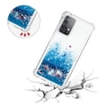 thumbnail image 3 of Case for Samsung Galaxy A52 Bumper Cover Sparkly Glitter Bling Flowing Liquid, 3 of 5