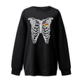 thumbnail image 4 of Camisas sexy de invierno para mujer Cuello redondo Manga larga Tops Impreso Sudadera regular Blusa Fridja fjkfkj1153, 4 of 4