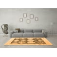 thumbnail image 3 of Ahgly Company Indoor Square Oriental Orange Traditional Area Rugs, 5' Square, 3 of 4