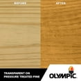 thumbnail image 3 of Olympic Maximum 1 Gal. Redwood Transparent Exterior Stain and Sealer in One Low VOC, 3 of 13