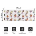 thumbnail image 5 of Ballet Dancer Princess Pattern Door Rugs,Washable Non Slip Door Mats Indoor,Decorative Door Mats,Entry Mat Indoor for Entrance,Bedroom,Kitchen,Bathroom,16"x47", 5 of 6