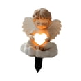 thumbnail image 2 of Letrero decorativo de jardín 2D con diseño de ángel, accesorio de jardín, decoración plana de acrílico Chico, 2 of 9