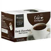 Cafe Escapes Dark Chocolate Hot Cocoa, 12PC (Pack of 6)