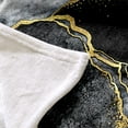 thumbnail image 2 of Black Marble Blanket Black Gold Marble Throw Blanket Flannel Fleece Blanket Black Gold Abstract Marble Texture Kids Boys Girls Blanket Soft Plush Blanket for Bedroom Couch Sofa, 2 of 6