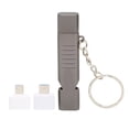 thumbnail image 1 of Whistle Unidades Flash USB Aleación de Aluminio Disco Flash USB Impermeable para Exteriores Memoria Flash USB 2.0 con LlaveroNegro 256 GB, 1 of 14