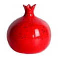 thumbnail image 4 of Jarrón de flores en forma de , planta hidropónica de de flores secas Soporte decorativo Jarrón de brote para escritorio de estantería rojo, 4 of 8