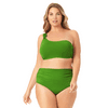 Anne Cole Plus - Assymetrical Bandeau Bikini Swim Top