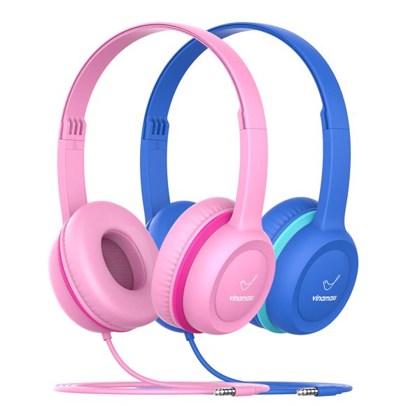 Auriculares vinamass A63 Kids con límite de volumen de 85 dB para niños pequeños