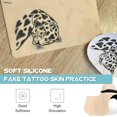 thumbnail image 2 of GHSDFBB Tattoo Skin Practice with Transfer Paper-30Pcs Tattoo Fake Skin and Tattoo Transfer Paper Kit Including 10Pcs Double Sided Skin and 20Pcs Tattoo Stencil Paper for Beginners and Artists T, 2 of 7