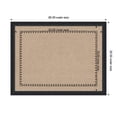 thumbnail image 5 of Kate and Laurel Framed Fabric Pinboard 26 x 20, Black Scalloped Edge Printed Linen Decorative Bulletin Board for Use as a Vision Board or Wall Organization, Bethany Black Frame, 5 of 8