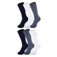 thumbnail image 3 of Chaps Casual Half Cushion Crew 6-Pack Men's, Sock Size 10-13, 3 of 5
