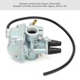 thumbnail image 2 of 20mm/0.8in Carburetor for Yamaha YZinger 80 YZ80 PW80, 2 of 3