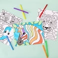 thumbnail image 5 of Colorbok Make It Colorful! Color Your Own Puzzles 3/Pkg-Animals, 5 of 9