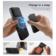 thumbnail image 4 of SURITCH for iPhone 16 Pro Max Case with Magnetic Camera Slide Cover and Adjustable Kickstand, Compatible with MagSafe, Shockproof Bumper Slim Protective Cover, Black, 4 of 8