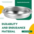 thumbnail image 6 of 58Mm Coffee Machine Blank Filter/Stainless Steel Backwash Cleaning Blind Bowl Coffee Mach，0k1257, 6 of 6