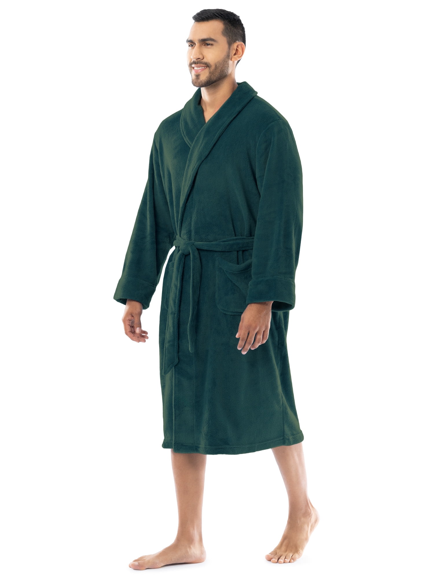 Fruit of the Loom Men's Sleep Soft Fleece Robe, One Size