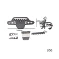 thumbnail image 2 of Front Bumper With Led Light For Trx4m 1/18 Rc Crawler Car Upgrade Parts Accessories, 2 of 5