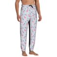 thumbnail image 4 of Kdxio Flamingo and Pineapple Pattern Joggers,Sweatpants for Men with Pockets-3X-Large, 4 of 5