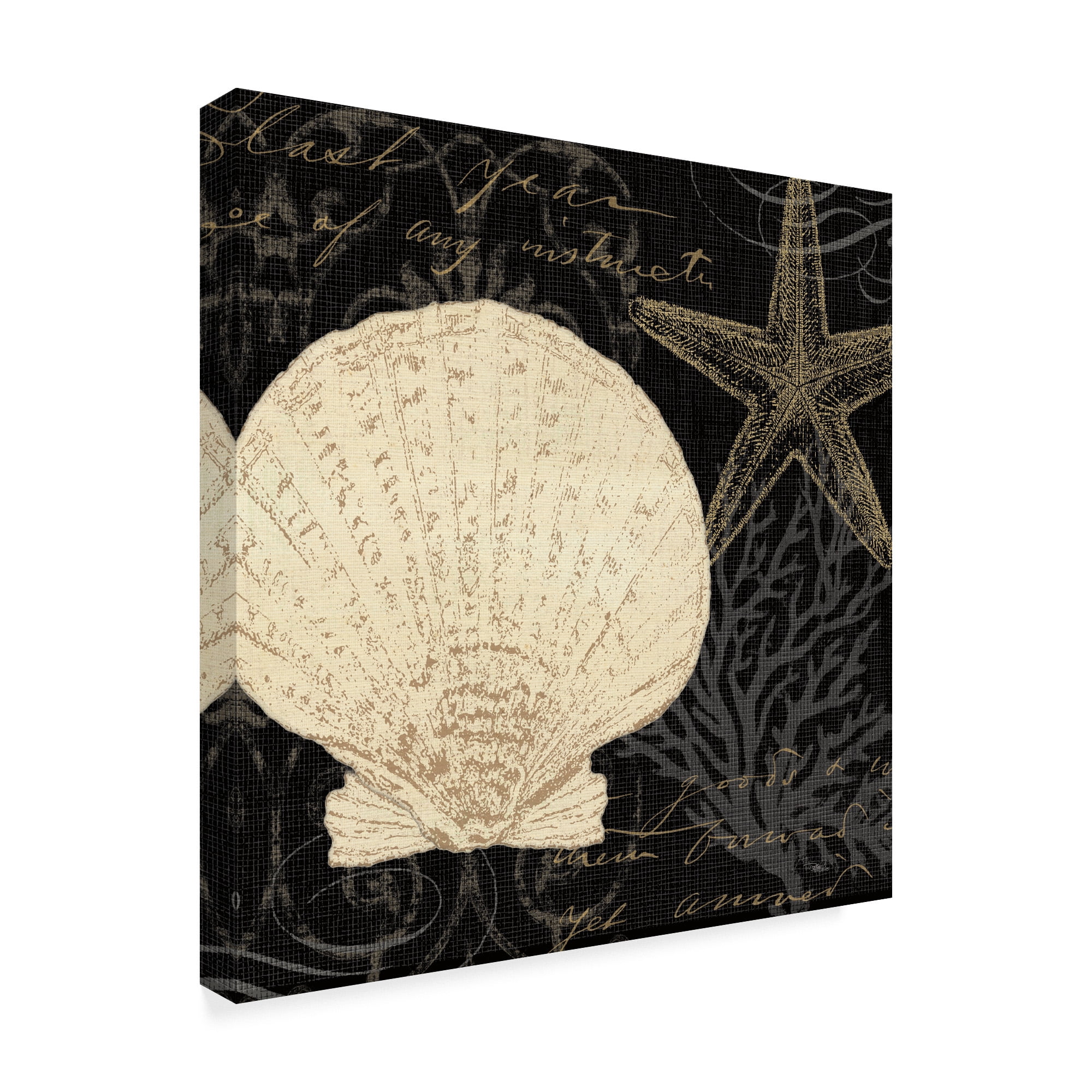 Trademark Fine Art 'Coastal Moonlight II' Canvas Art by Pela Studio